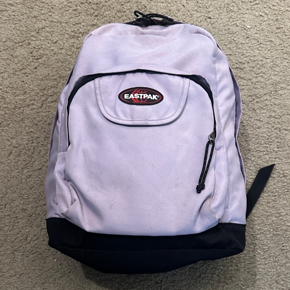 Eastpak Unisex Backpack Classic School Travel Bag Lavender Black Laptop Bag